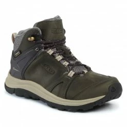 Trekker Boots KEEN - Terradora II Leather Mid Wp 1023730 Magnet/Plaza Taupe Green