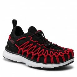 Sandals KEEN - Uneek Snk 1022479 Black/Tango Red Black