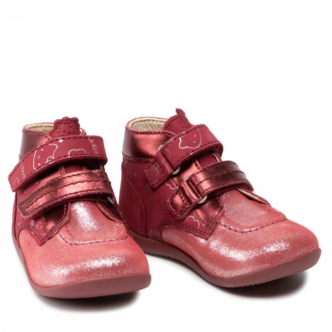 Boots KICKERS - Bonkro-2 860099-10 S Silver Burgundy 183 Dark Red 7 Boots KICKERS - Bonkro-2 860099-10 S Silver Burgundy 183 Dark Red - Image 5