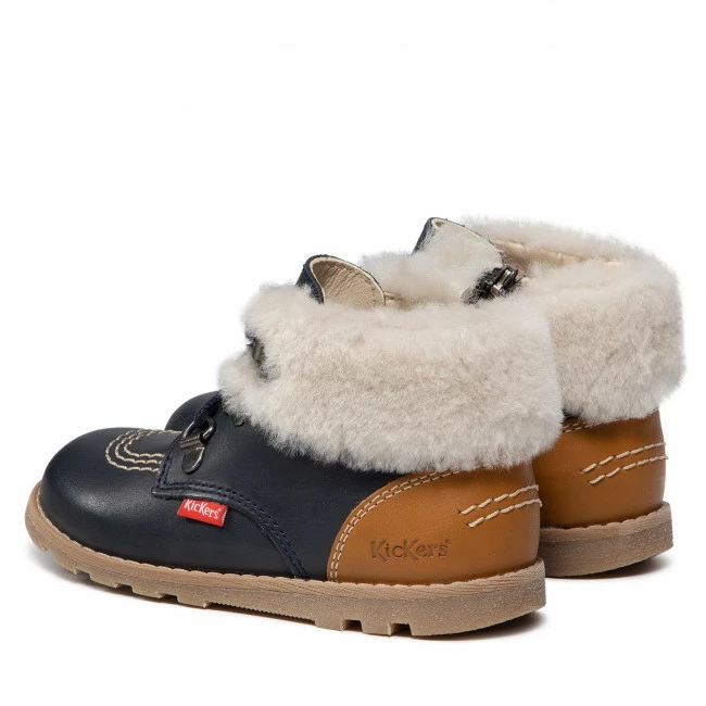 Boots KICKERS - Nonosweet 878701-10-101 Marine Camel Navy Blue 5 Boots KICKERS - Nonosweet 878701-10-101 Marine Camel Navy Blue - Image 3