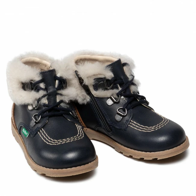 Boots KICKERS - Nonosweet 878701-10-101 Marine Camel Navy Blue 7 Boots KICKERS - Nonosweet 878701-10-101 Marine Camel Navy Blue - Image 5