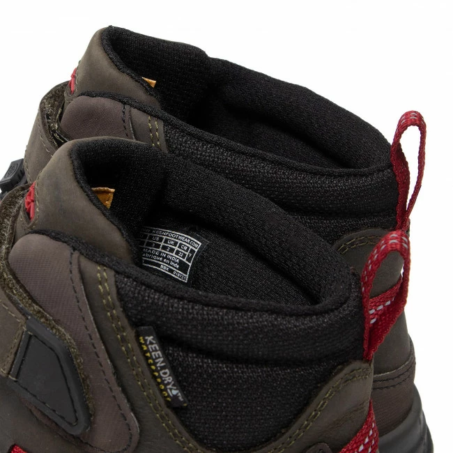 Trekker Boots KEEN - Redwood Mid Wp 1023885 Steel Grey/Red Dahlia Brown, Green 8 Trekker Boots KEEN - Redwood Mid Wp 1023885 Steel Grey/Red Dahlia Brown, Green - Image 6