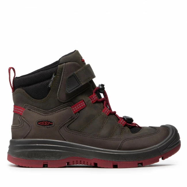 Trekker Boots KEEN - Redwood Mid Wp 1023885 Steel Grey/Red Dahlia Brown, Green 4 Trekker Boots KEEN - Redwood Mid Wp 1023885 Steel Grey/Red Dahlia Brown, Green - Image 2