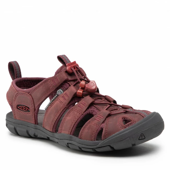 Casual Sandals Sandals KEEN - Clearwater Cnx Lleather 1025088 Wine/Red Dahlia Dark Red 3 Casual Sandals Sandals KEEN - Clearwater Cnx Lleather 1025088 Wine/Red Dahlia Dark Red