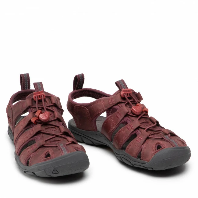 Casual Sandals Sandals KEEN - Clearwater Cnx Lleather 1025088 Wine/Red Dahlia Dark Red 7 Casual Sandals Sandals KEEN - Clearwater Cnx Lleather 1025088 Wine/Red Dahlia Dark Red - Image 5