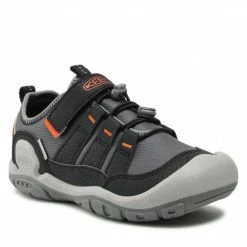 Velcro Shoes KEEN - Knotch Hollow 1025881 Steel Grey/Safety Orange Grey