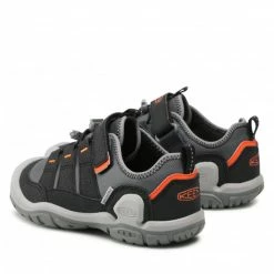 Velcro Shoes KEEN - Knotch Hollow 1025881 Steel Grey/Safety Orange Grey -Keen Discount Store 0000300432631 02 rz