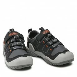 Velcro Shoes KEEN - Knotch Hollow 1025881 Steel Grey/Safety Orange Grey -Keen Discount Store 0000300432631 08 rz 1