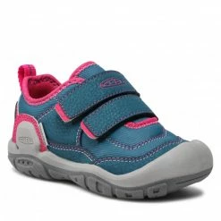 Velcro Trainers KEEN - Knotch Hollow Ds 1025895 Blue Coral/Pink Peacock Blue