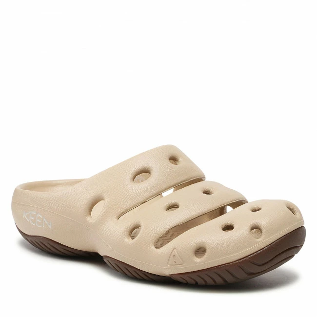 Casual Mules Slides KEEN - Yogui 1026247 Safari/Silver Birch Beige 3 Casual Mules Slides KEEN - Yogui 1026247 Safari/Silver Birch Beige