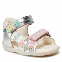 Sandals KICKERS - Binsia-2 860597-10 Blanc Rose Pois Multic Colourful