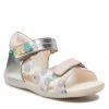 Sandals KICKERS - Binsia-2 860597-10 S Blanc Rose Pois Multic 3 White, Silver