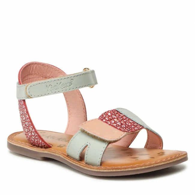 Sandals KICKERS - Disdana 894841-30 M Vert Clair Rose 62 Green 3 Sandals KICKERS - Disdana 894841-30 M Vert Clair Rose 62 Green