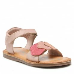 Sandals KICKERS - Dyastar 858581-10 S Rose Clair Metallise 133 Pink