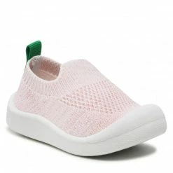 Slided Shoes Shoes KICKERS - Kick Easy 878463-10 Blanc Rose 33 Pink