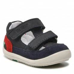 Sandals KICKERS - Kid 692395-10 Marine Rouge 101 Navy Blue