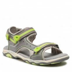 Sandals KICKERS - Kiwi 558522-30 D Gris Vert 121 Grey