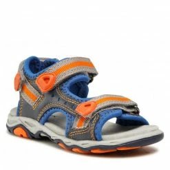 Sandals KICKERS - Kiwi 558522-30-53 M Bleu Marine Orange Navy Blue