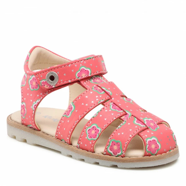 Sandals KICKERS - Nonosti 895194-10 S Rose Flower 133 Pink 3 Sandals KICKERS - Nonosti 895194-10 S Rose Flower 133 Pink
