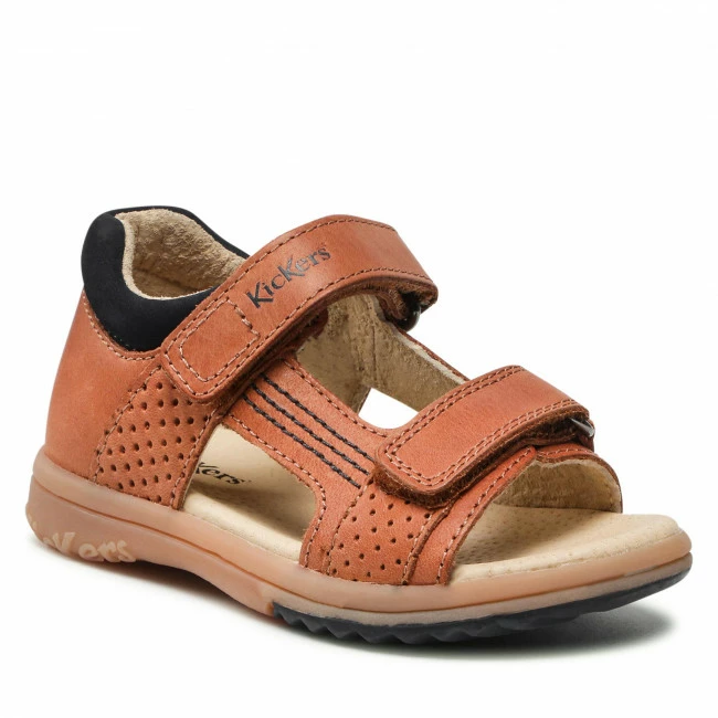 Sandals KICKERS - Plazabi 414746-10 S Camel 114 Brown 3 Sandals KICKERS - Plazabi 414746-10 S Camel 114 Brown
