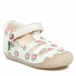Sandals KICKERS - Sushy 895239-10 S Blanc Casse Flower 32 White