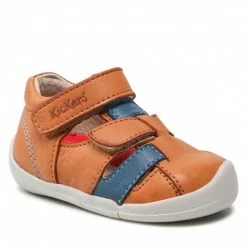 Sandals KICKERS - Wasabou 858390-10 Camel Bleu 116 Brown