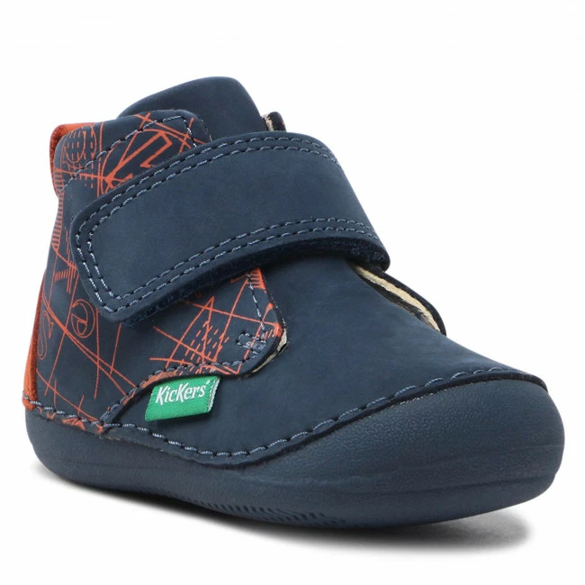 Boots KICKERS - Sabio 830347-10 M Bleu Orange Graphic 51 Navy Blue 3 Boots KICKERS - Sabio 830347-10 M Bleu Orange Graphic 51 Navy Blue