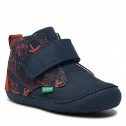 Boots KICKERS - Sabio 830347-10 S Bleu Orange Graphic 51 Navy Blue