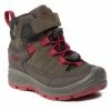Winter Boots Trekker Boots KEEN - Redwood Mid Wp 1023881 Steel Grey/Red Dahlia Green