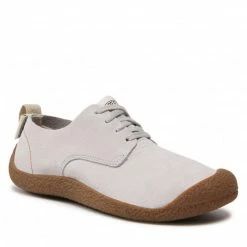 Flats Shoes KEEN - Mosey Derby Leather 1026458 Vapor/Birch Beige