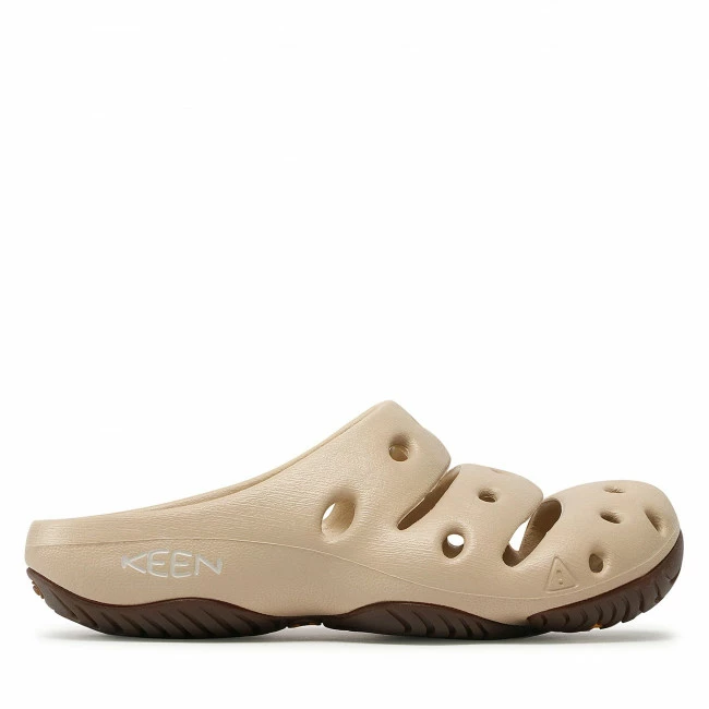 Casual Mules Slides KEEN - Yogui 1026247 Safari/Silver Birch Beige 4 Casual Mules Slides KEEN - Yogui 1026247 Safari/Silver Birch Beige - Image 2