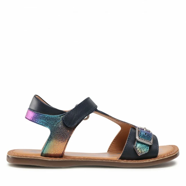 Sandals KICKERS - Diazz 784457-30-51 D Bleu Fonce Metallise Navy Blue 4 Sandals KICKERS - Diazz 784457-30-51 D Bleu Fonce Metallise Navy Blue - Image 2