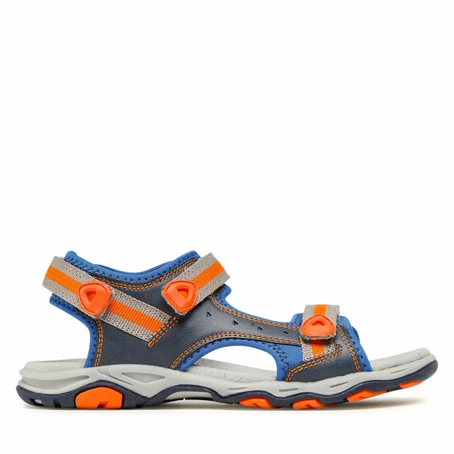 Sandals KICKERS - Kiwi 558522-30 D Bleu Marine Orange 53 Navy Blue 4 Sandals KICKERS - Kiwi 558522-30 D Bleu Marine Orange 53 Navy Blue - Image 2