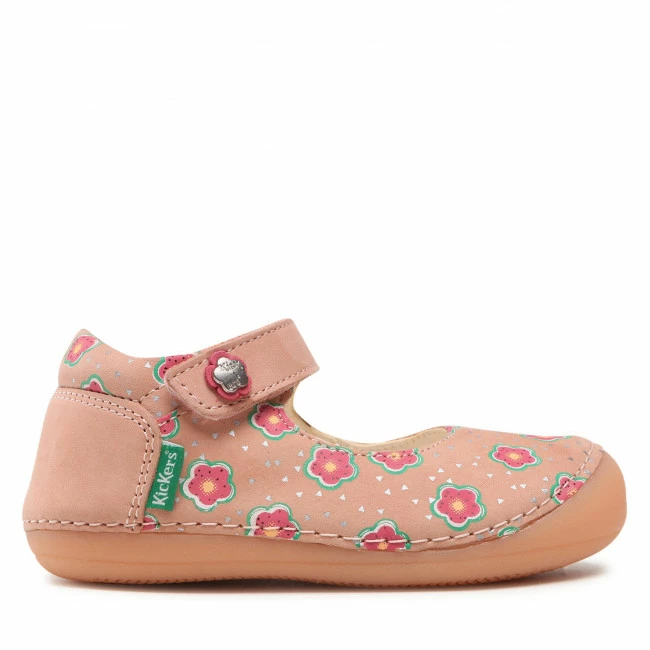 Velcro Shoes KICKERS - Sobaby 894571-10 S Rose Clair Flower 133 Colourful, Pink 4 Velcro Shoes KICKERS - Sobaby 894571-10 S Rose Clair Flower 133 Colourful, Pink - Image 2