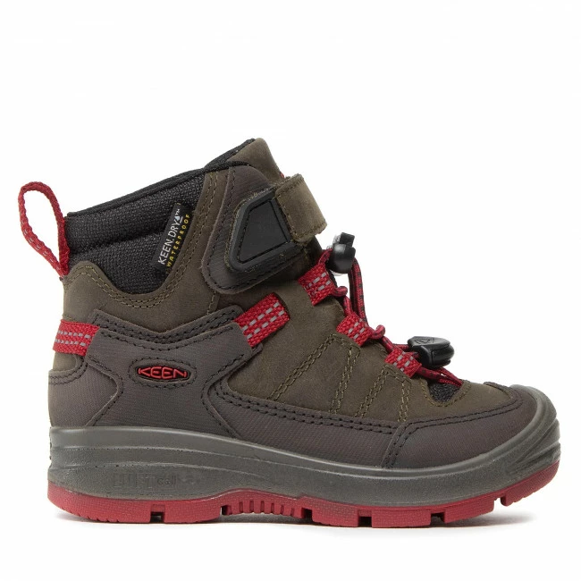 Winter Boots Trekker Boots KEEN - Redwood Mid Wp 1023881 Steel Grey/Red Dahlia Green 4 Winter Boots Trekker Boots KEEN - Redwood Mid Wp 1023881 Steel Grey/Red Dahlia Green - Image 2