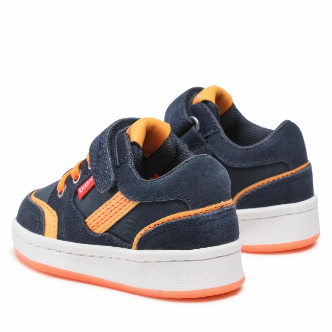Velcro Trainers KICKERS - Bisckuit 858804-30 M Marine/Orange Navy Blue 5 Velcro Trainers KICKERS - Bisckuit 858804-30 M Marine/Orange Navy Blue - Image 3