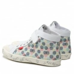 Boots Sneakers KICKERS - Godup 858435-30 D Blanc Pois Multico 33 White, Colourful -Keen Discount Store 03 0000300456071 ks