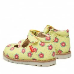 Velcro Shoes KICKERS - Nonocchi 894950-10 M June Flower 72 Yellow -Keen Discount Store 03 0000300457214 rz