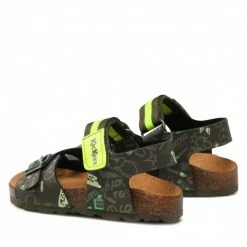 Sandals KICKERS - Sostreet 894910-30 M Kaki Jaune Imprime 201 Green -Keen Discount Store 03 0000300457597 rz