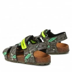 Sandals KICKERS - Sosummer 894900-30-201 S Kaki Jaune Imprimi Green -Keen Discount Store 03 0000300457634 rz