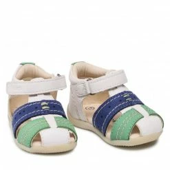 Sandals KICKERS - Bigbazar-2 785422-10-32 M Blanc Bleu Vert White, Colourful -Keen Discount Store 05 0000300454244 rz