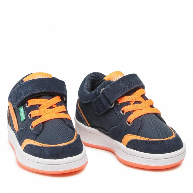 Velcro Trainers KICKERS - Bisckuit 858804-30 M Marine/Orange Navy Blue 7 Velcro Trainers KICKERS - Bisckuit 858804-30 M Marine/Orange Navy Blue - Image 5