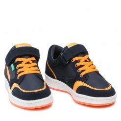 Velcro Trainers KICKERS - Bisckuit 858804-30 S Marine/Orange 103 Navy Blue -Keen Discount Store 05 0000300454664 rz
