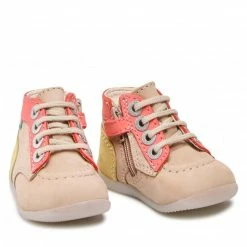Boots KICKERS - Bonzip-2 879052-10 M Beige/ Rose Jaune 112 Beige 12 Boots KICKERS - Bonzip-2 879052-10 M Beige/ Rose Jaune 112 Beige -Keen Discount Store 05 0000300454725 rz