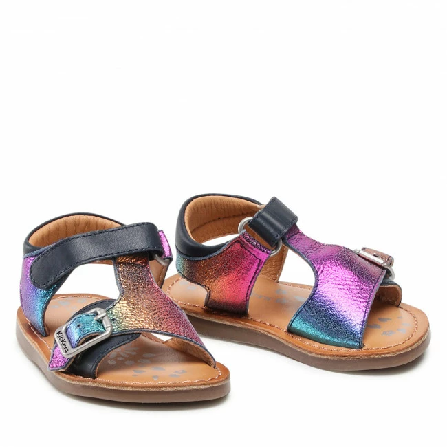 Sandals KICKERS - Diazz 784457-30 M Bleu Fonce Metallise 51 Navy Blue, Colourful 7 Sandals KICKERS - Diazz 784457-30 M Bleu Fonce Metallise 51 Navy Blue, Colourful - Image 5