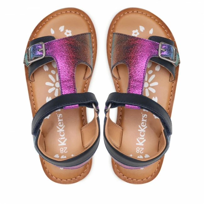 Sandals KICKERS - Diazz 784457-30-51 D Bleu Fonce Metallise Navy Blue 8 Sandals KICKERS - Diazz 784457-30-51 D Bleu Fonce Metallise Navy Blue - Image 6