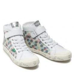 Boots Sneakers KICKERS - Godup 858435-30 D Blanc Pois Multico 33 White, Colourful -Keen Discount Store 05 0000300456071 ks