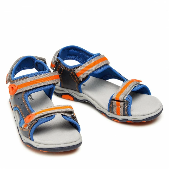 Sandals KICKERS - Kiwi 558522-30 D Bleu Marine Orange 53 Navy Blue 7 Sandals KICKERS - Kiwi 558522-30 D Bleu Marine Orange 53 Navy Blue - Image 5