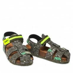 Sandals KICKERS - Sosummer 894900-30-201 S Kaki Jaune Imprimi Green -Keen Discount Store 05 0000300457634 rz
