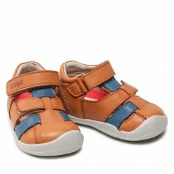 Sandals KICKERS - Wasabou 858390-10 Camel Bleu 116 Brown -Keen Discount Store 05 0000300458235 rz